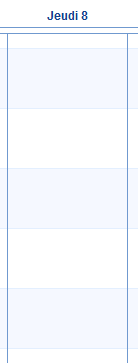 Logiciel gestion temps - planning vide